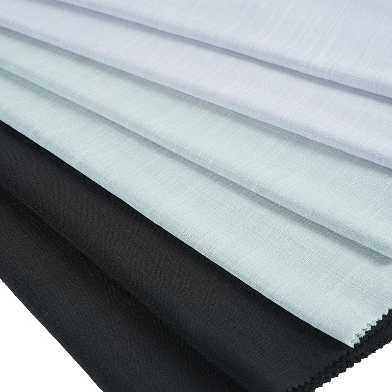 230D POLY FAKE LEN SLUB