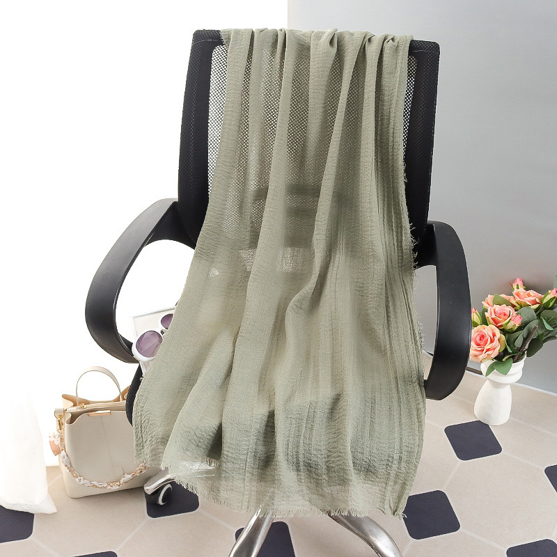 G245 Měkký a prodyšný voilový hidžáb