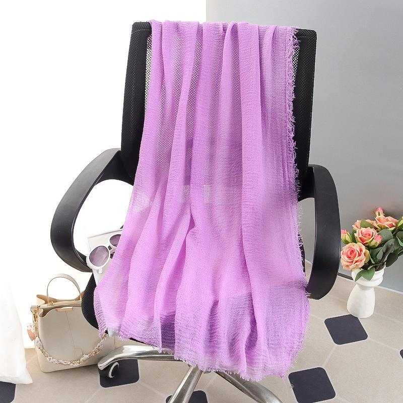 G245 Měkký a prodyšný voilový hidžáb