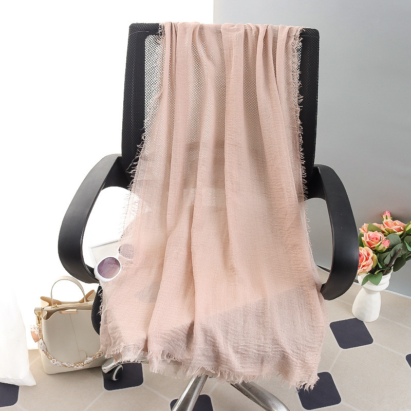 G245 Měkký a prodyšný voilový hidžáb