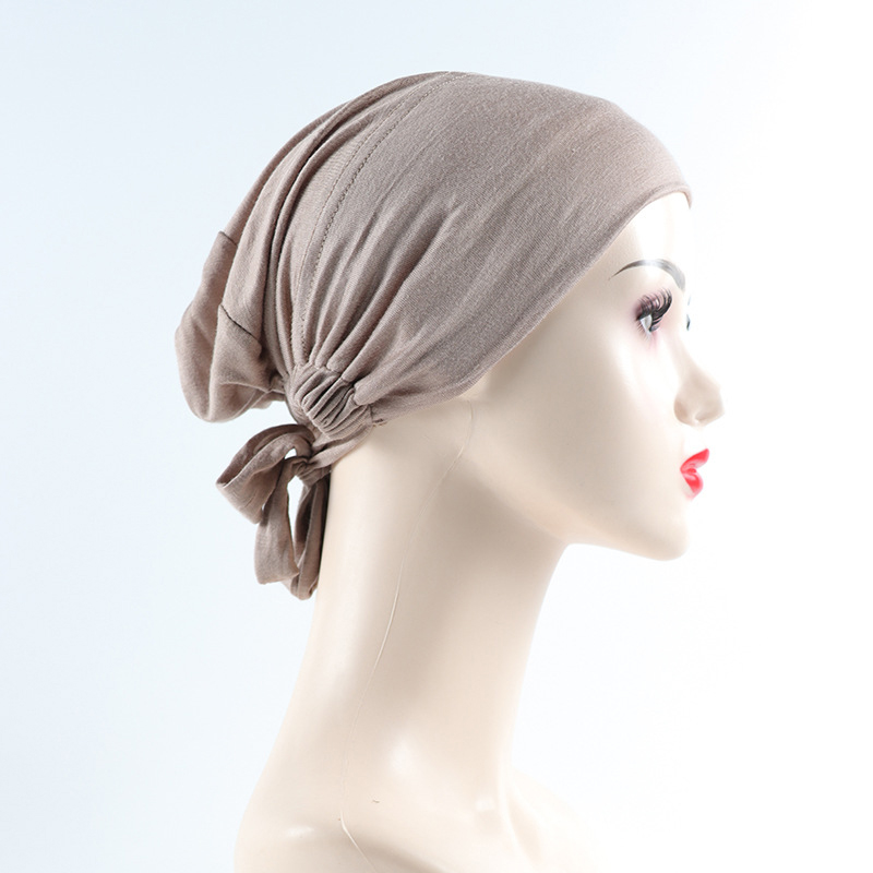 G299 Protiskluzová pevná hidžábová spodní čepice