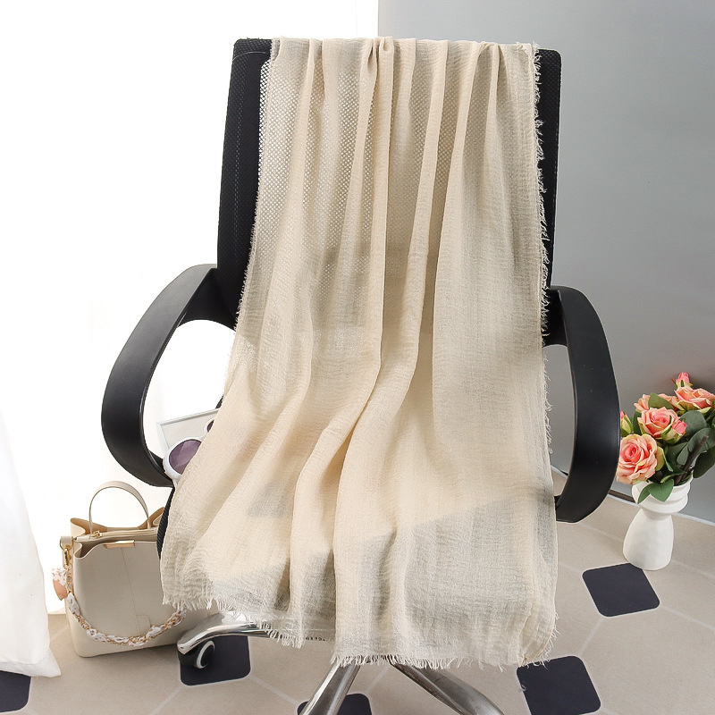 G245 Měkký a prodyšný voilový hidžáb