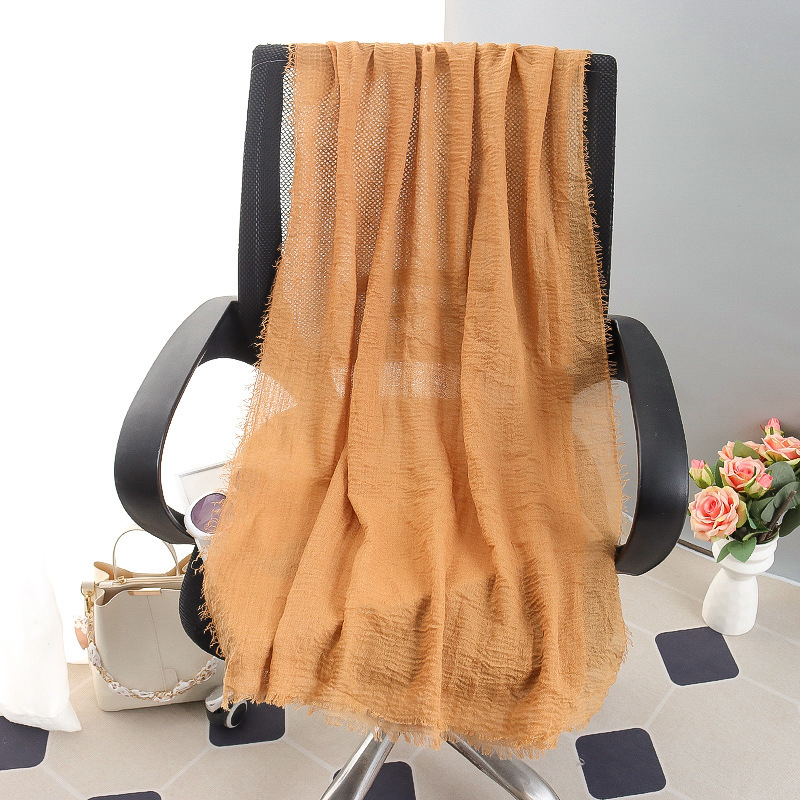 G245 Měkký a prodyšný voilový hidžáb