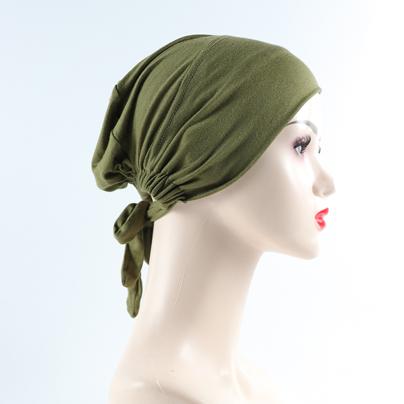 G299 Protiskluzová pevná hidžábová spodní čepice