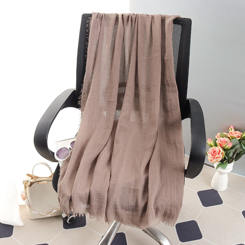 G245 Měkký a prodyšný voilový hidžáb