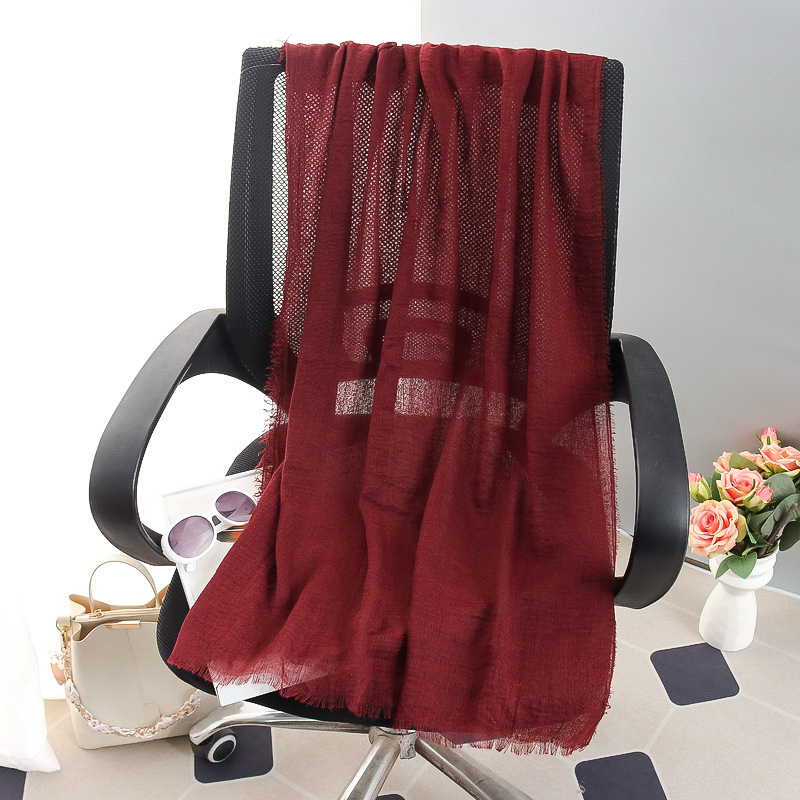 G245 Měkký a prodyšný voilový hidžáb