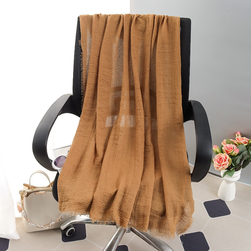 G245 Měkký a prodyšný voilový hidžáb