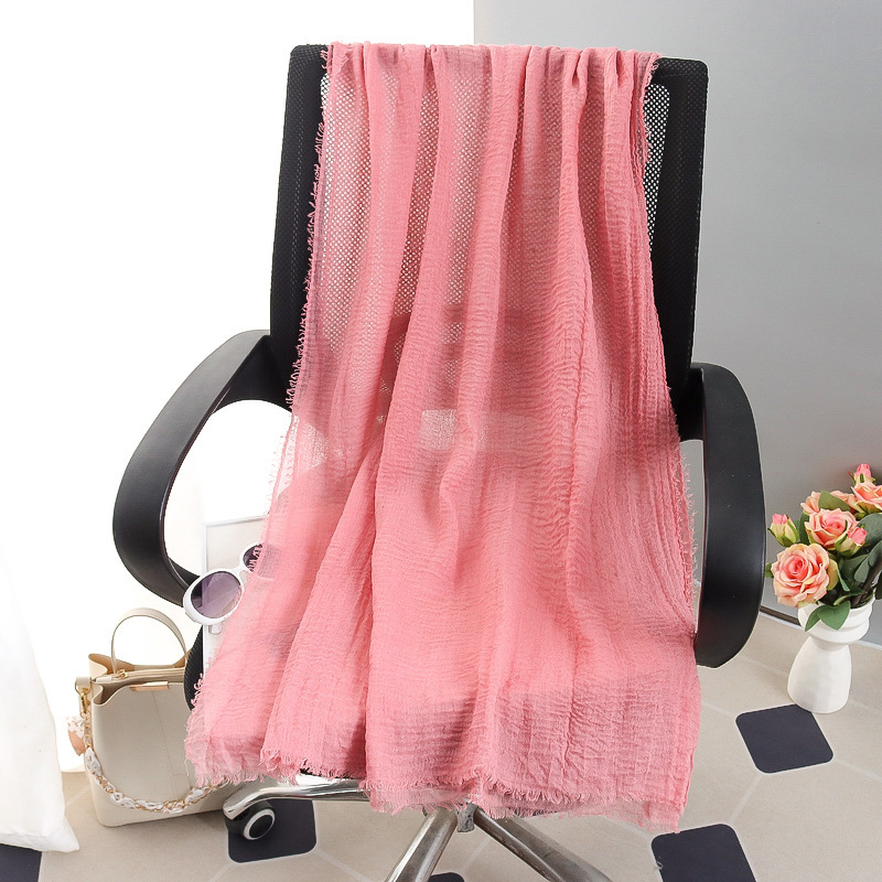 G245 Měkký a prodyšný voilový hidžáb