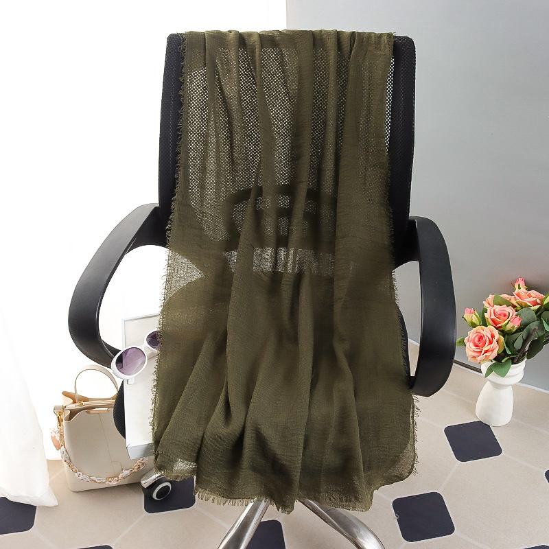 G245 Měkký a prodyšný voilový hidžáb