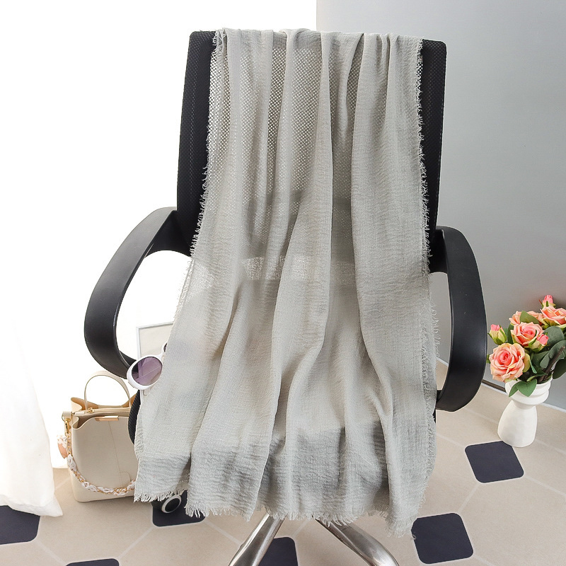 G245 Měkký a prodyšný voilový hidžáb