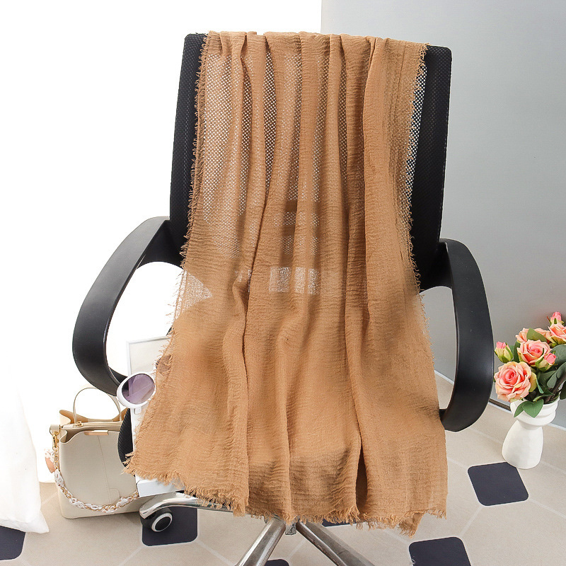 G245 Měkký a prodyšný voilový hidžáb