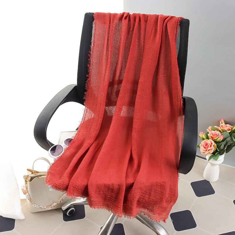 G245 Měkký a prodyšný voilový hidžáb