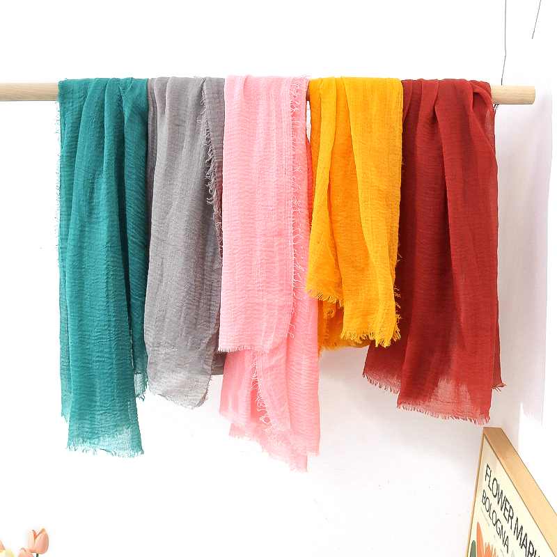 G245 Měkký a prodyšný voilový hidžáb