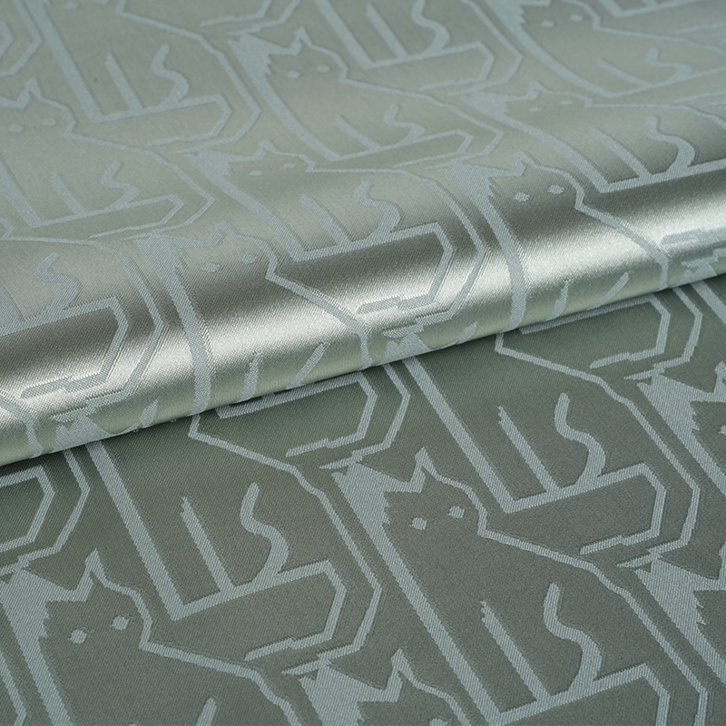 75D Stretch saténové nepravidelné kočičí hlavy