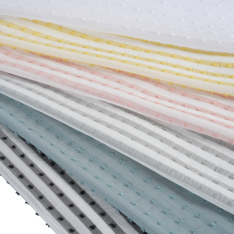 75D kationtový nano krepový proužkový tisk