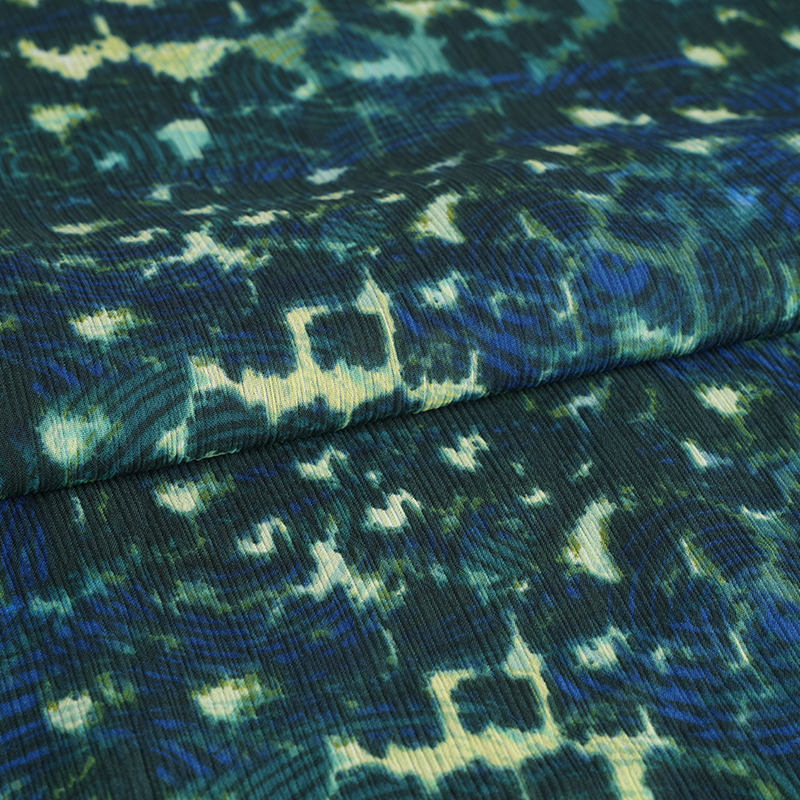 Kulatý leopardí potisk 100d Paracord Crepe Cr3