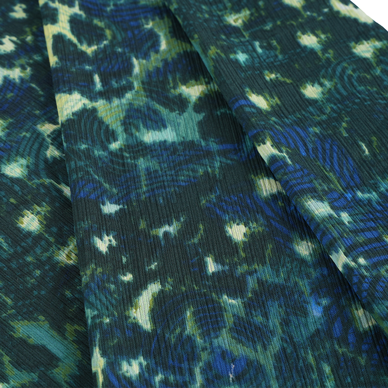 Kulatý leopardí potisk 100d Paracord Crepe Cr3