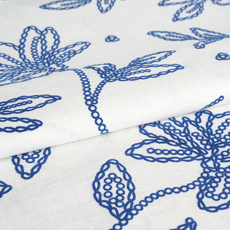 12S viskózové prádlo s květinovým pěnovým potiskem