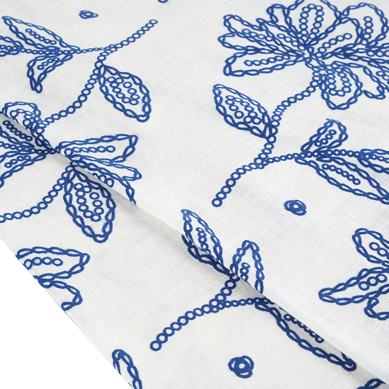 12S viskózové prádlo s květinovým pěnovým potiskem