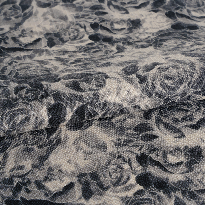 320D Lingerie Rose Melange Print Fabric