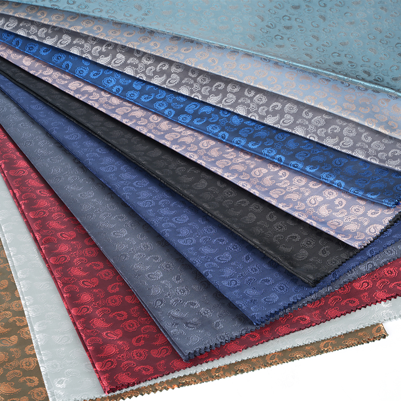 Polyesterový kationtový kešu květ Jacquard