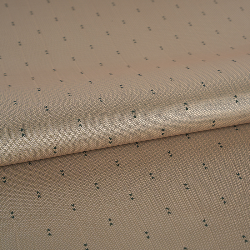 Polyesterové bílé vlákno vlnité Arrow Stripe Jacquard