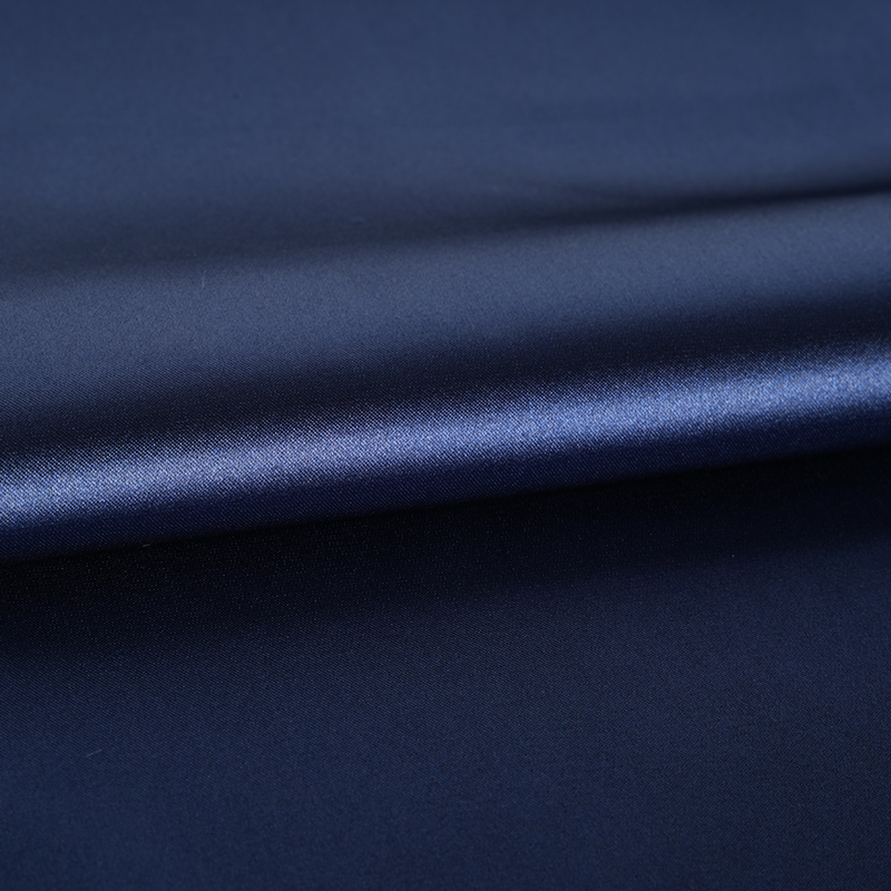 50D*50D barvená lesklá kroucená strečová saténová barvicí tkanina