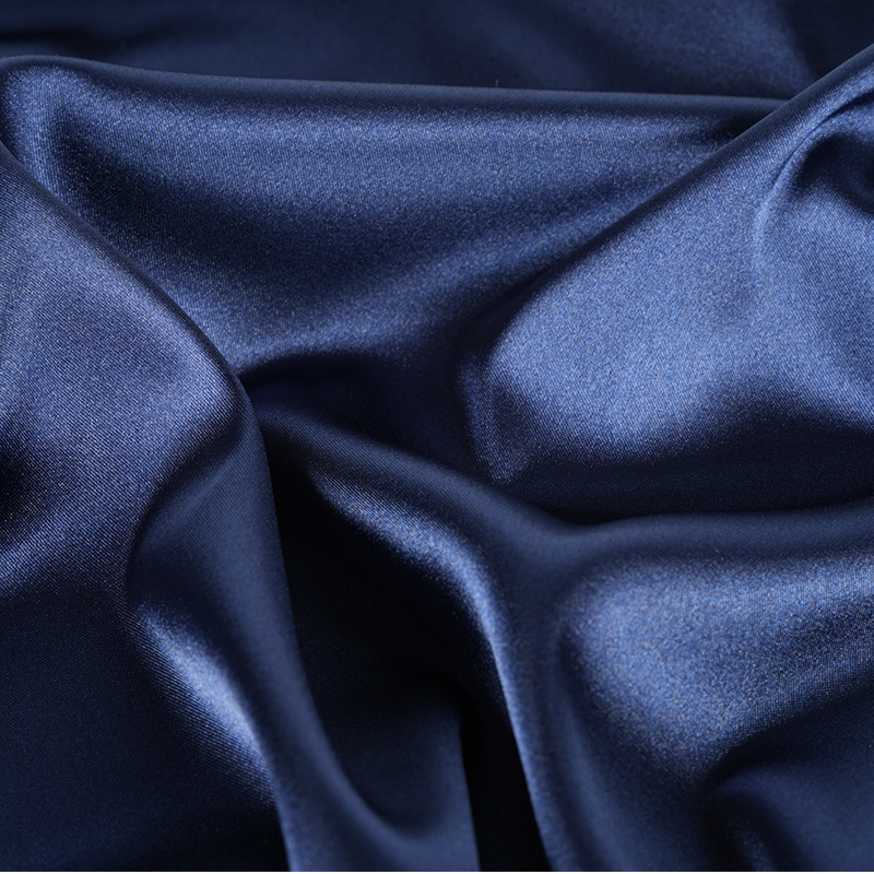 50D*50D barvená lesklá kroucená strečová saténová barvicí tkanina