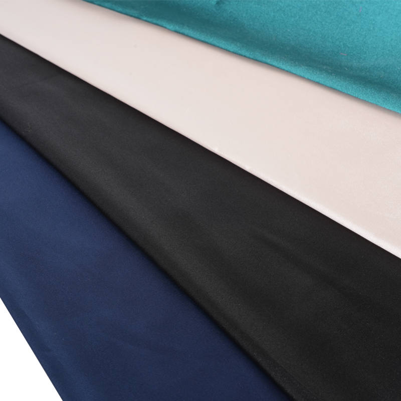 50D*50D barvená lesklá kroucená strečová saténová barvicí tkanina