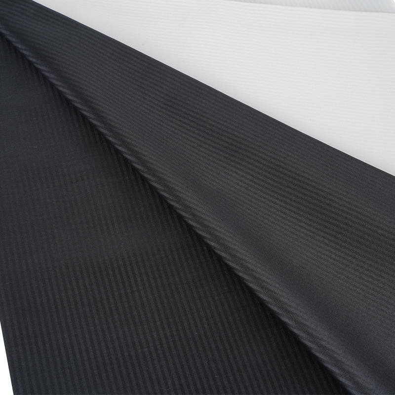 Polyesterová pruhovaná tkanina na kapsy