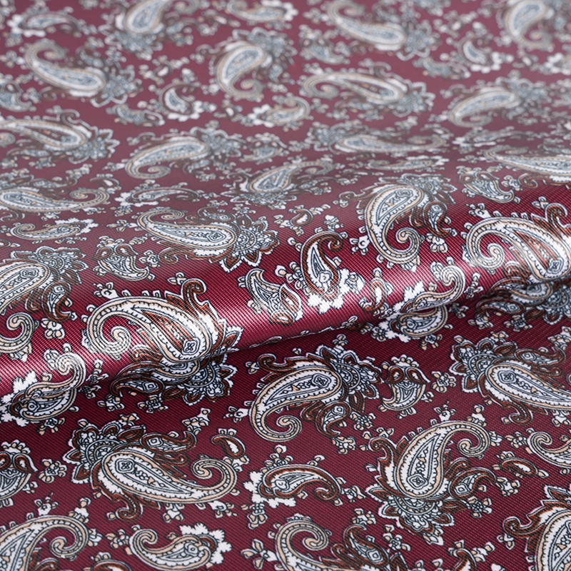 Polyesterová tkanina na potisk květin z imitace hedvábí mišpule