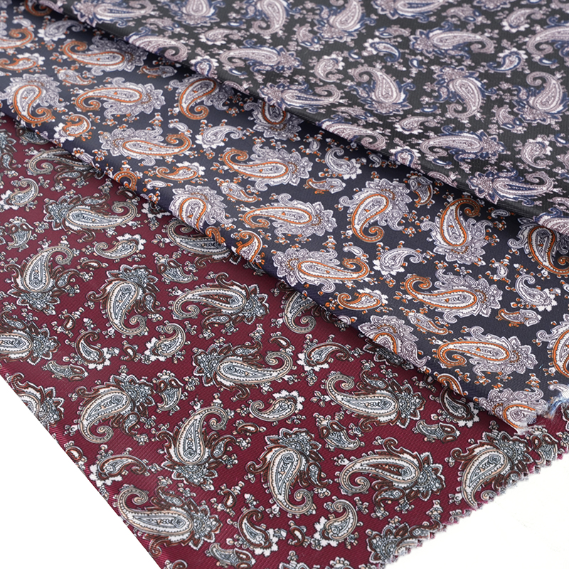 Polyesterová tkanina na potisk květin z imitace hedvábí mišpule