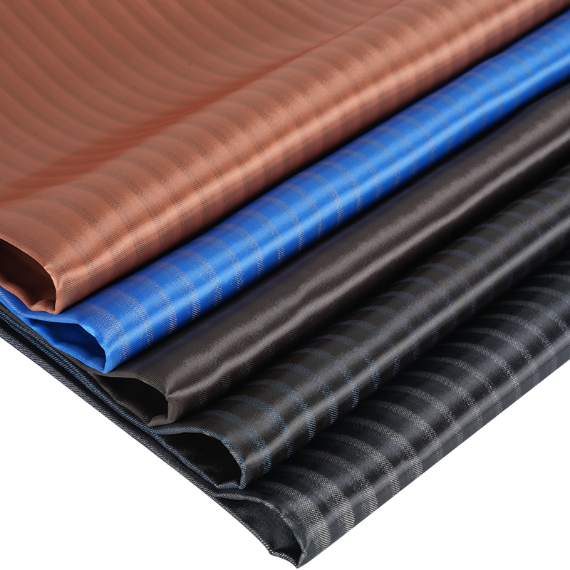 PV saténová tkanina se skrytým pruhem