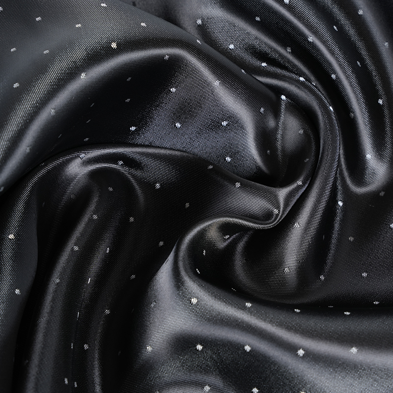PV Satin Dot Jacquard Fabric